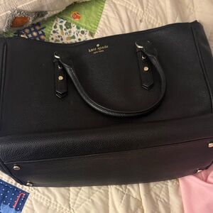 Kate Spade Mulberry Street Leighanne Black Pebbled Leather Tote